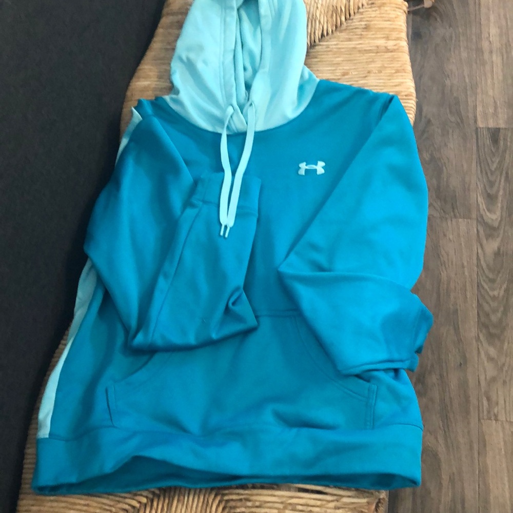 Under armor blue sweatshirt